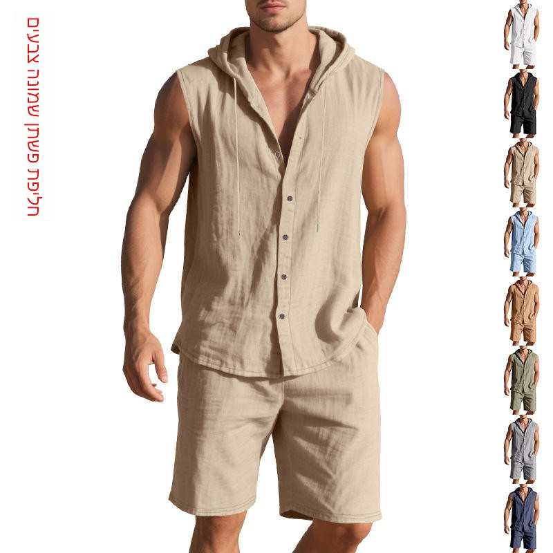 Linen Shirt Breathable - Men's Summer Casual Loose Linen Sleeveless