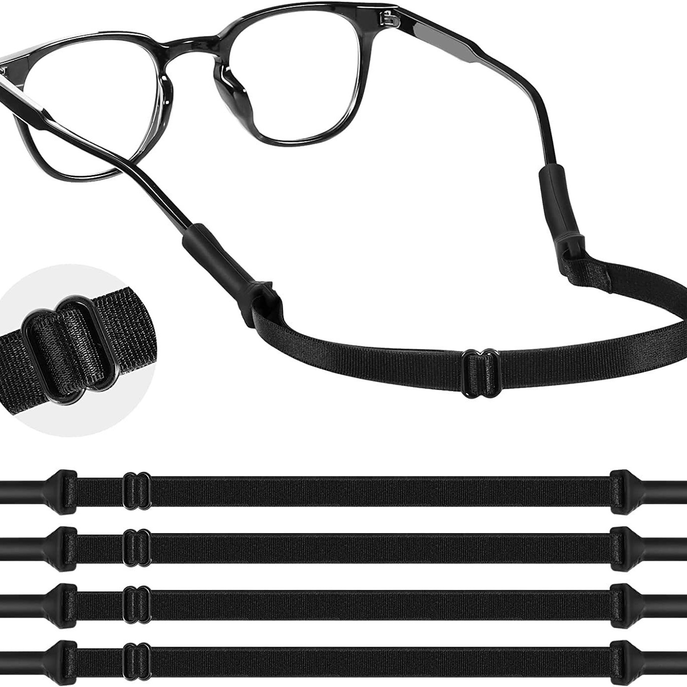 4Pcs Adult Glasses Straps (8.3 - Sunglass Retainer Cord ulasan dan harga