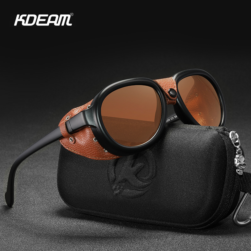 KDEAM Pilot Sunglasses Steampu - Sunglasses Aviator Polarized ulasan dan harga