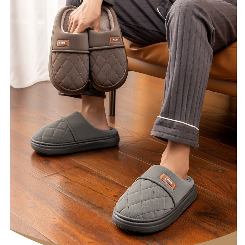 Winter Warm Slipper Women Men  - Flip Flop Leather Men ulasan dan harga