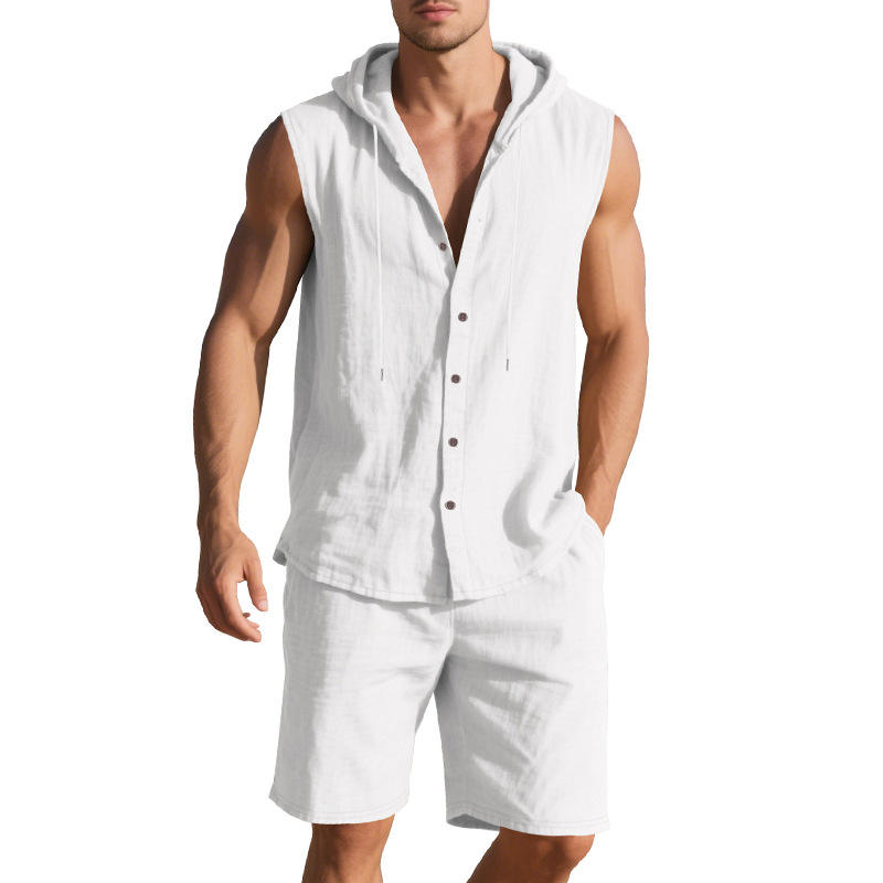 Men's Summer Casual Loose Line - Linen Shirt Breathable ulasan dan harga