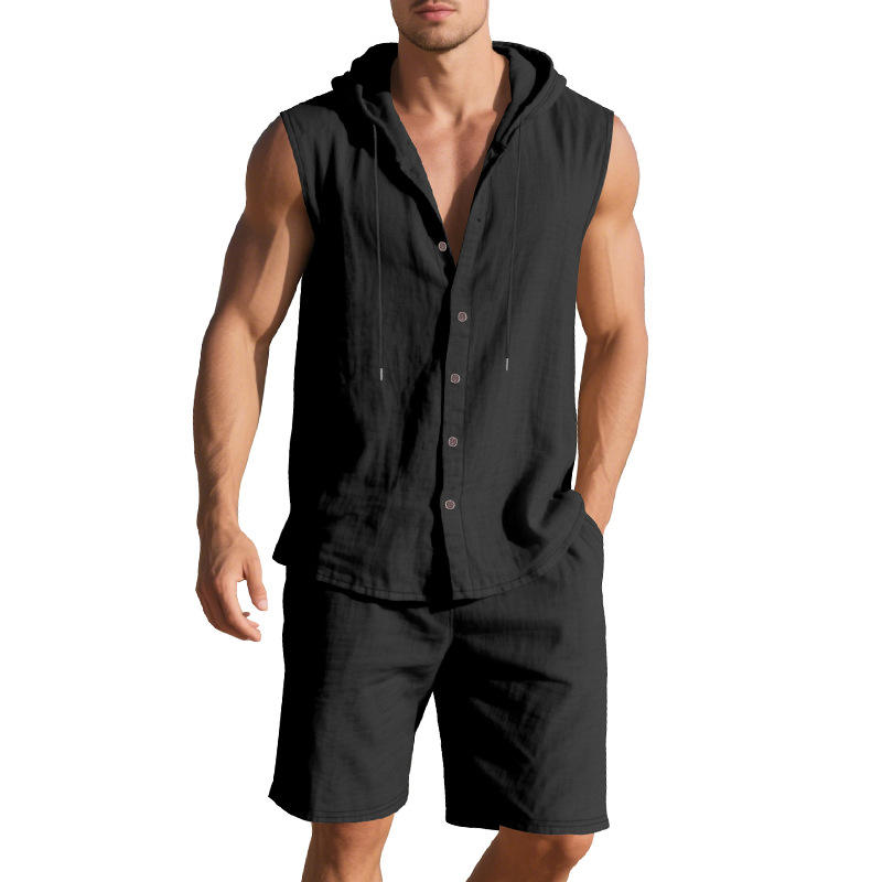 Men's Summer Casual Loose Line - Linen Shirt Breathable ulasan dan harga