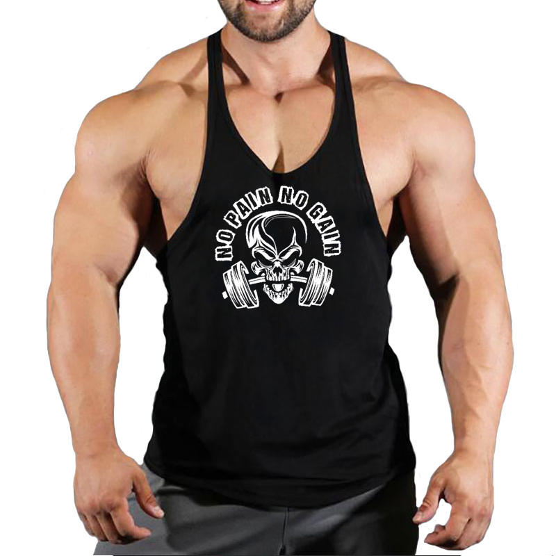 New Hot Sale Mens Printed Tank - Tank Top Muscle ulasan dan harga