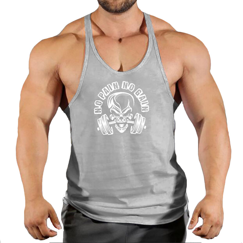 New Hot Sale Mens Printed Tank - Tank Top Muscle ulasan dan harga
