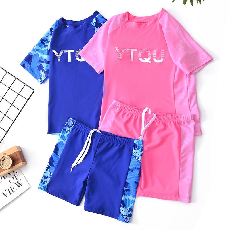 2026 Children's Two-piece Swim - Swim Trunk Quick Dry ulasan dan harga