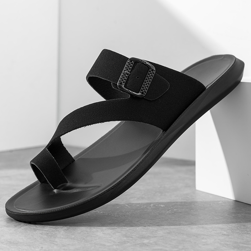 2026 New Summer Handmade Leath - Flip Flop Leather Men ulasan dan harga