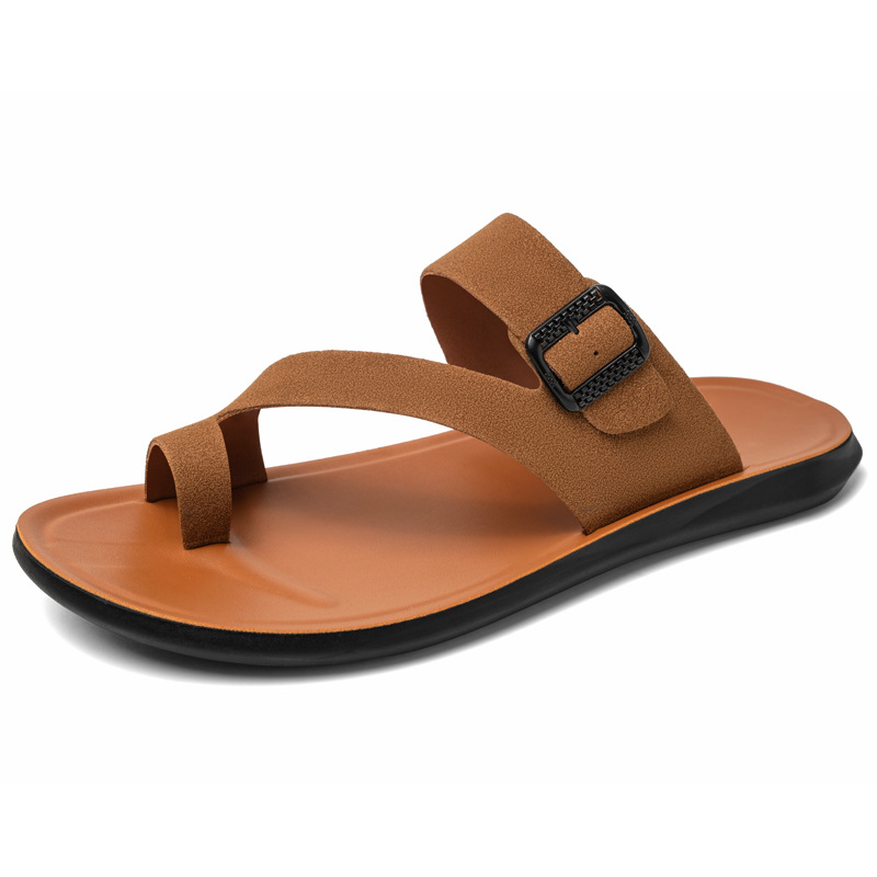 2026 New Summer Handmade Leath - Flip Flop Leather Men ulasan dan harga