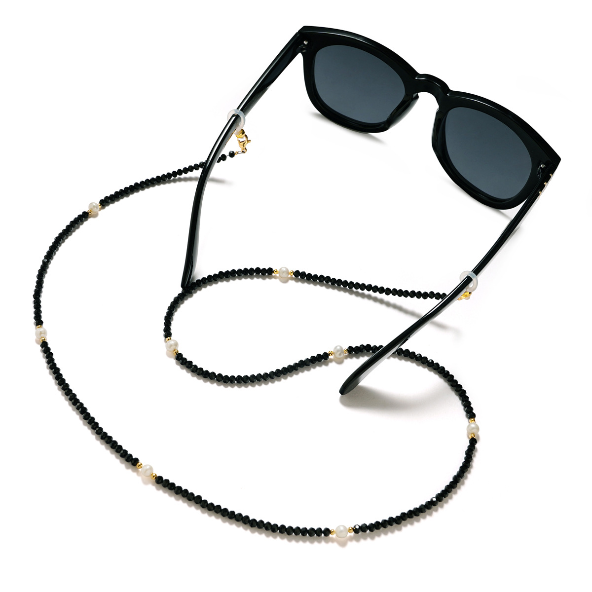 Pearl Crystal Glasses Chain wo - Sunglass Retainer Cord ulasan dan harga