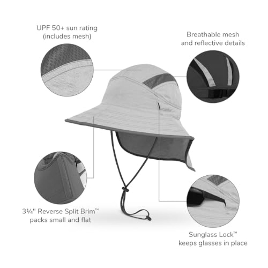 Ultra Adventure Hat - UPF 50+  - Packable Hat Nylon ulasan dan harga