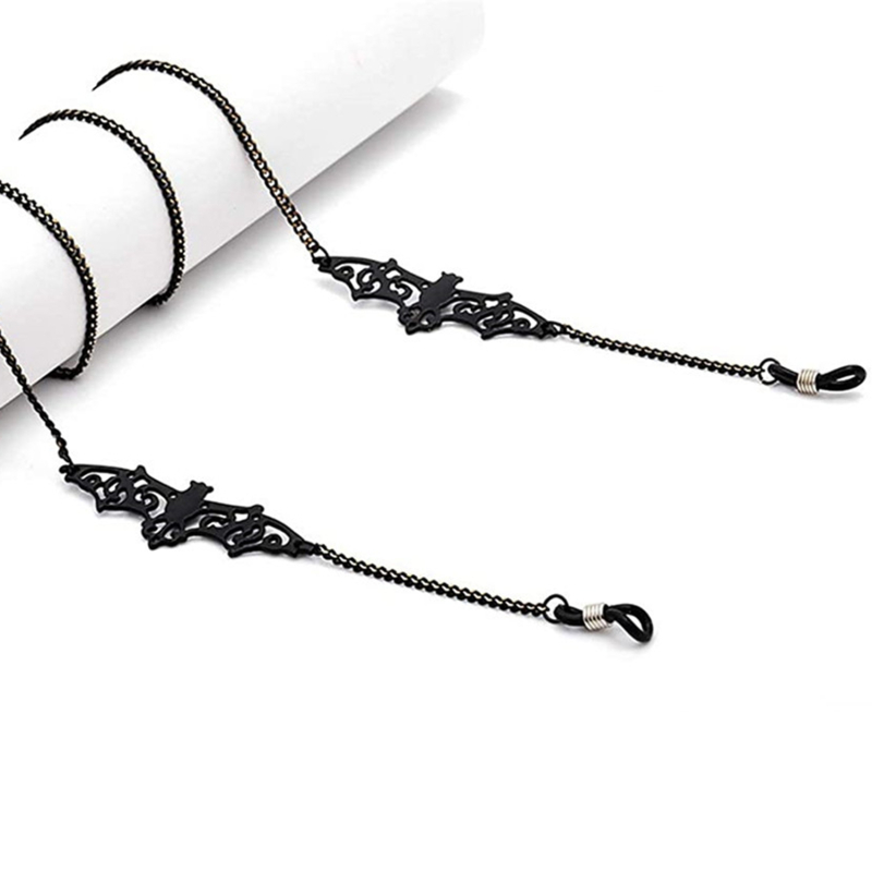 1-10PCS Gothic Bat Eyeglass Ch - Sunglass Retainer Cord ulasan dan harga