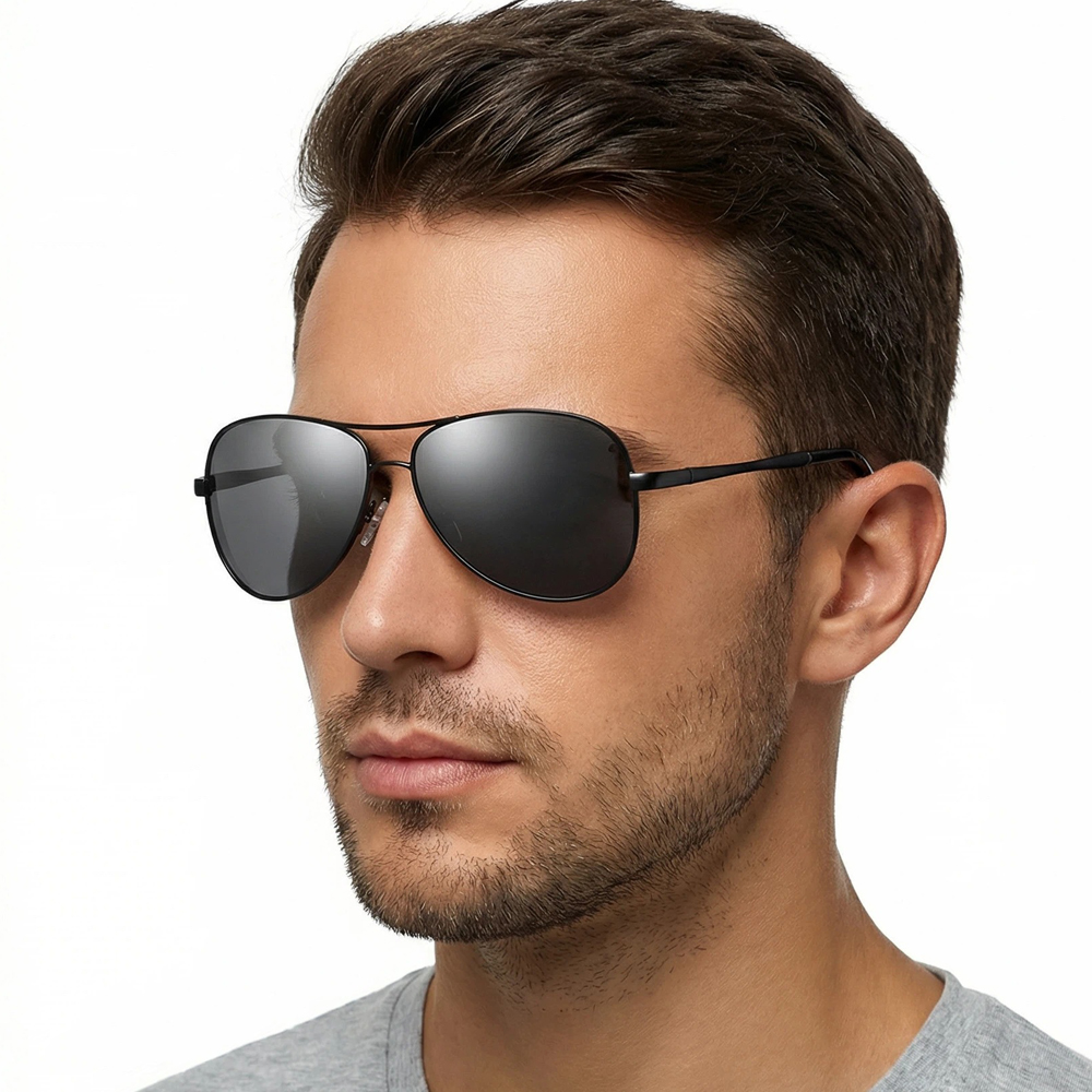 Classic Pilot Polarized Sungla - Sunglasses Aviator Polarized ulasan dan harga
