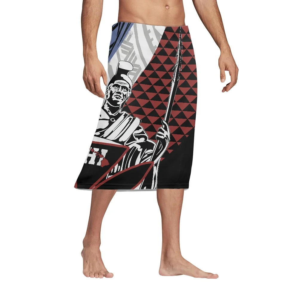 Polynesian Tribal Tattoo Print - Sarong Men Wrap ulasan dan harga