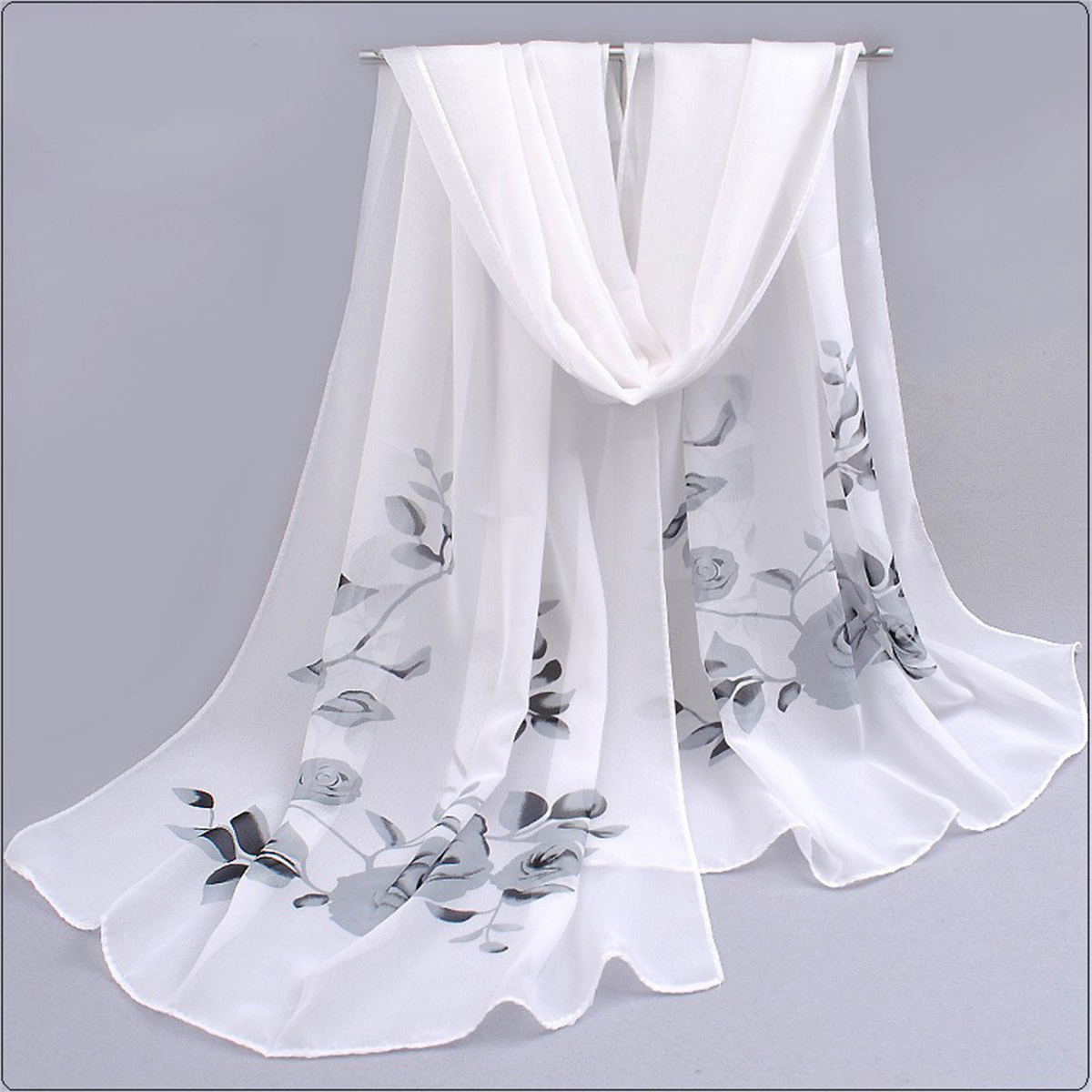 1pcs Chiffon Scarf Simple Eleg - Beach Towel Large ulasan dan harga