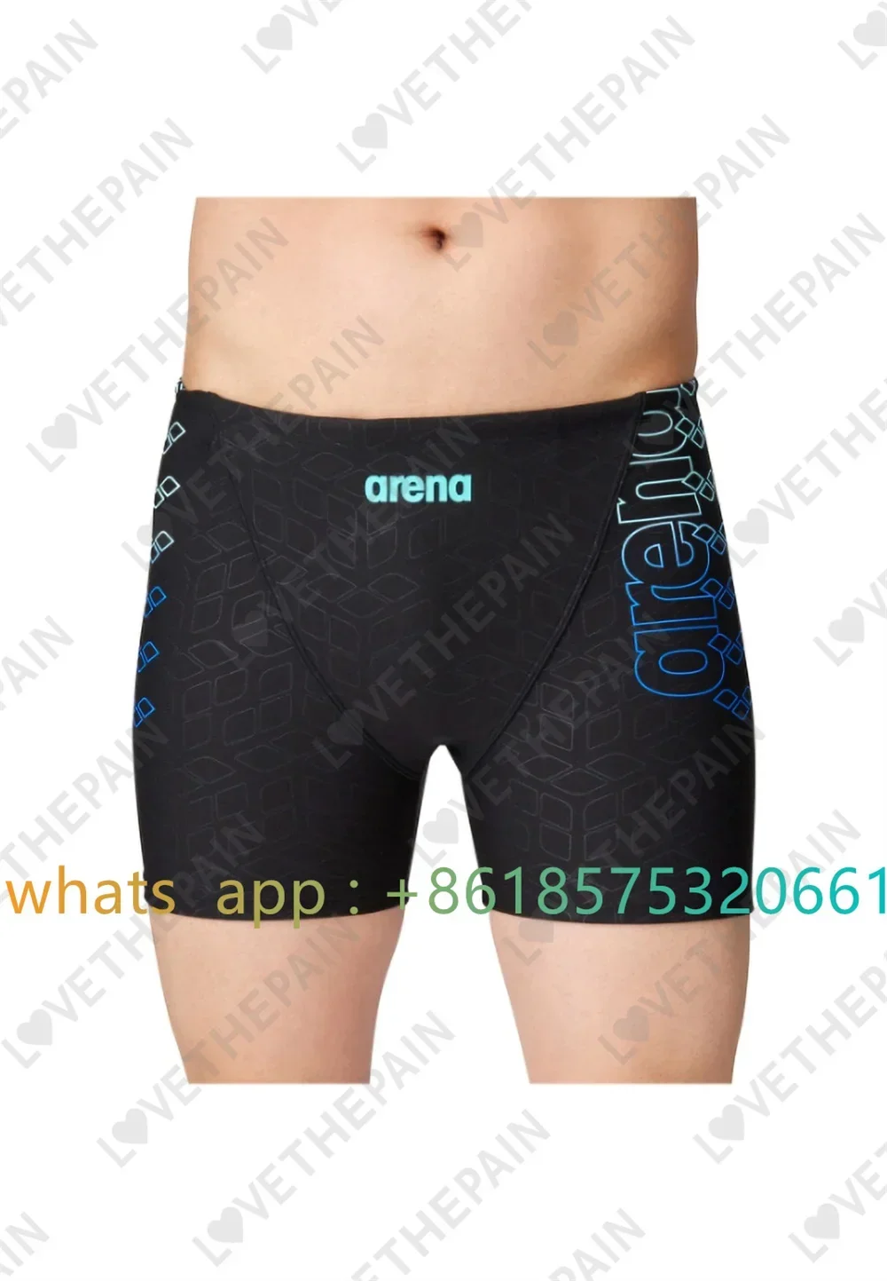 Men Jammer Training Swimwear T - Swim Trunk Quick Dry ulasan dan harga