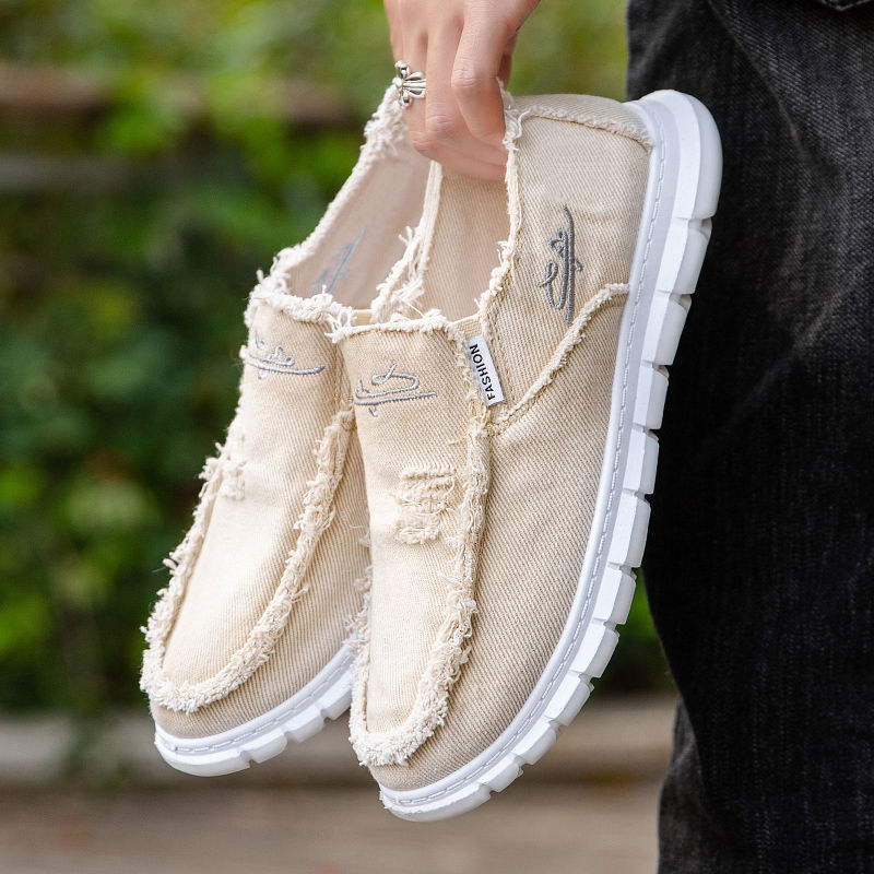 Canvas Shoes For Mens Summer B - Espadrille Slip On ulasan dan harga