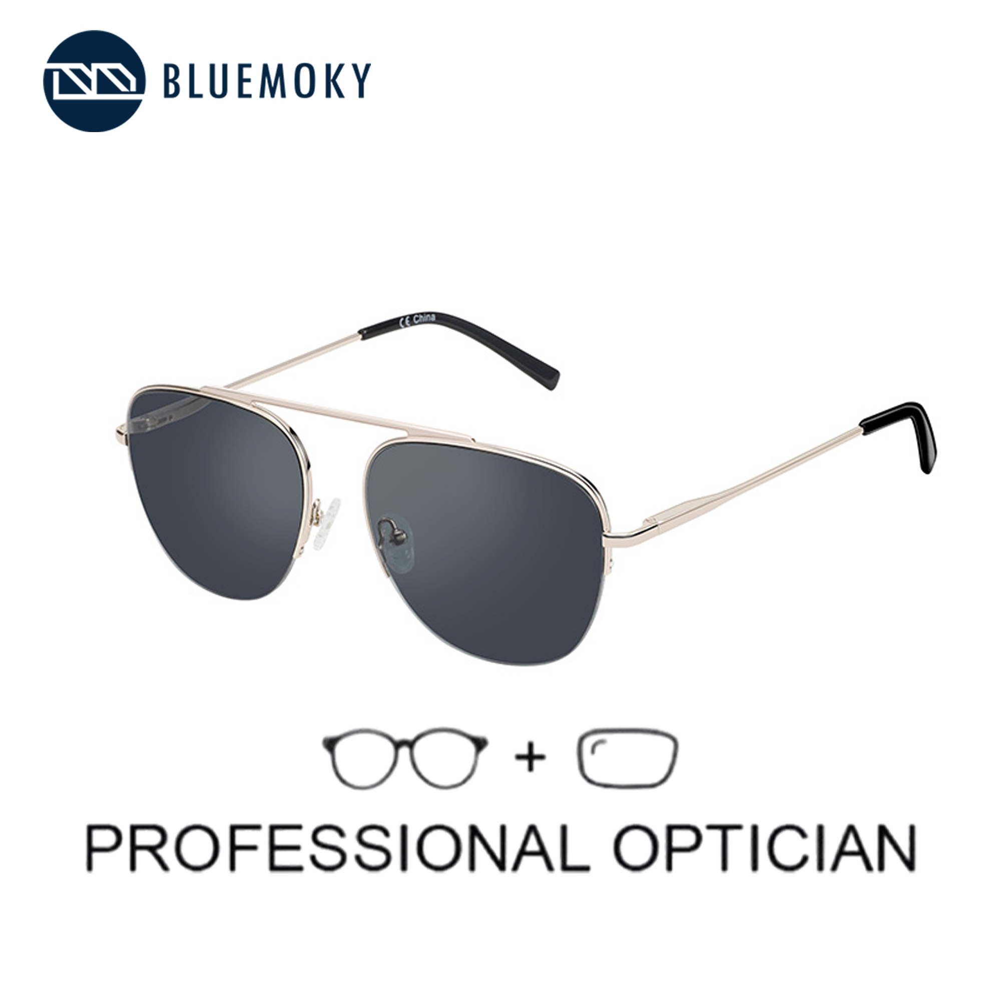 BLUEMOKY Fashion Polarized Pre - Sunglasses Aviator Polarized ulasan dan harga