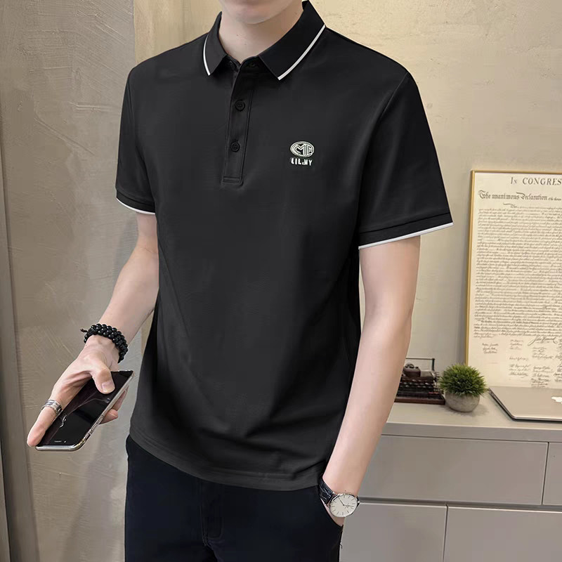 New Men's Polo Shirt Summer Sh - Polo Shirt Pique ulasan dan harga