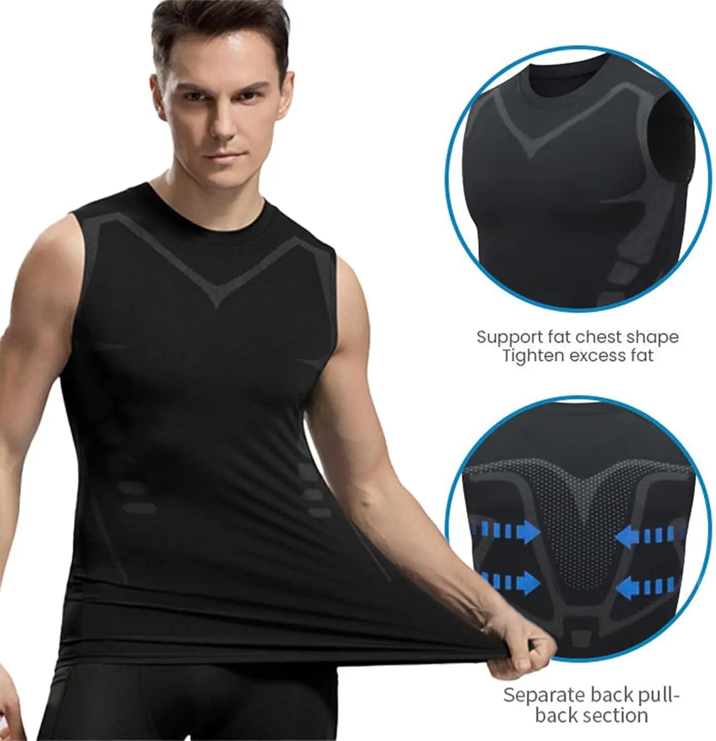 Compression Tank Top Men Gym S - Tank Top Muscle ulasan dan harga