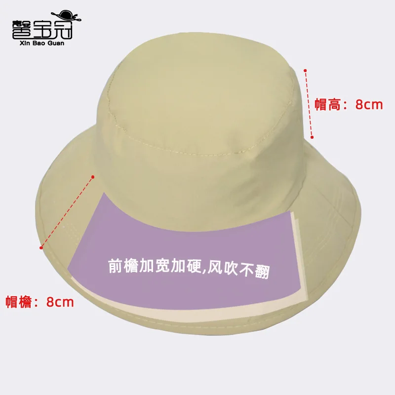 Waterproof Wide Brim Sun Bucke - Packable Hat Nylon ulasan dan harga