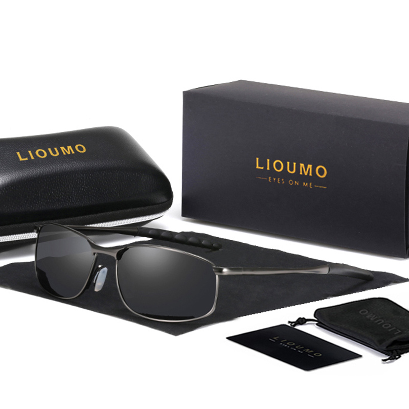 LIOUMO Brand Design New Aviati - Sunglasses Aviator Polarized ulasan dan harga
