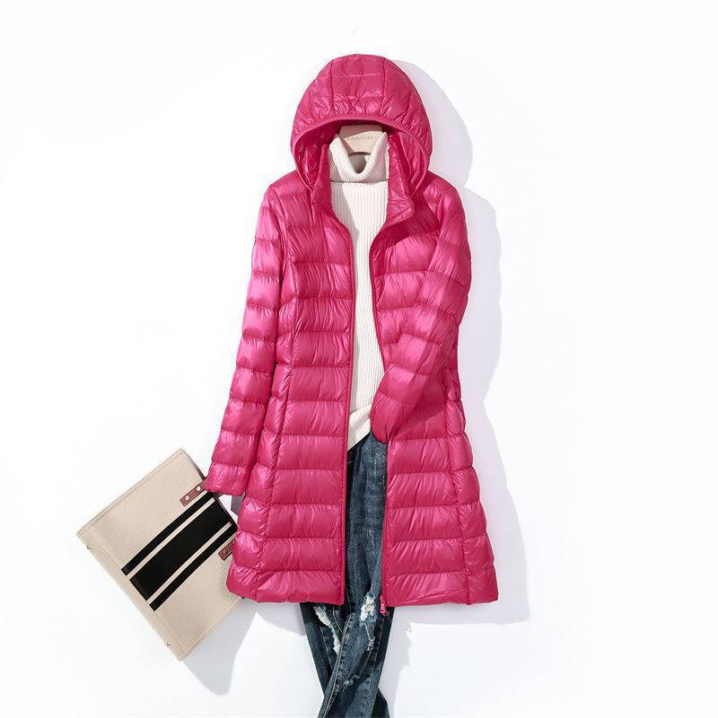Women Long Puffer Jackets 2024 - Packable Hat Nylon ulasan dan harga