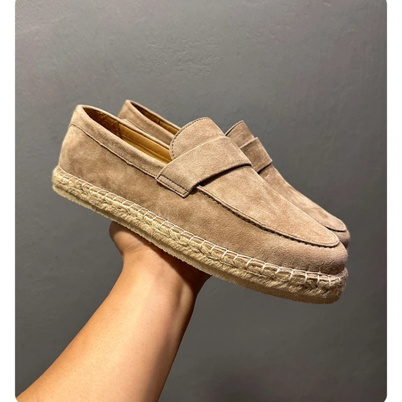 YETTIES Men's Breathable Sheep - Espadrille Slip On ulasan dan harga
