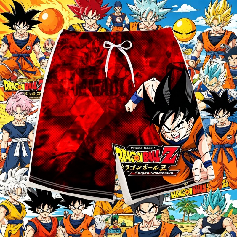 2026 Trendy Dragon Ball Printe - Swim Trunk Quick Dry ulasan dan harga