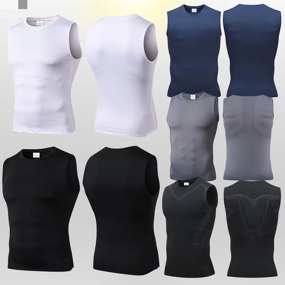 Compression Tank Top Mens Gym  - Tank Top Muscle ulasan dan harga