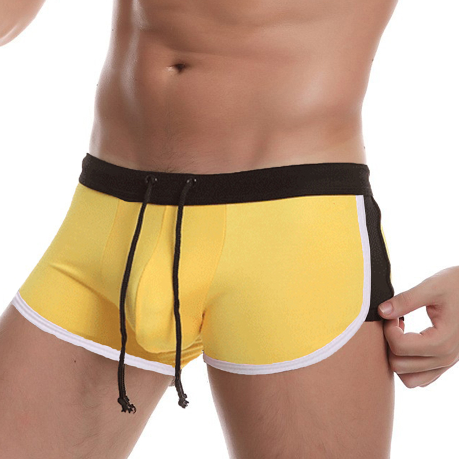 Men's Swimming Trunks with Dra - Swim Trunk Quick Dry ulasan dan harga