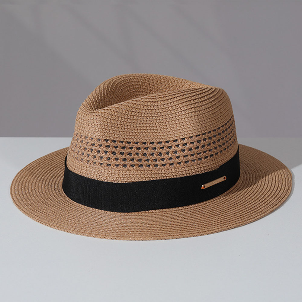 classic straw hat summer Men P - Bucket Hat Straw ulasan dan harga