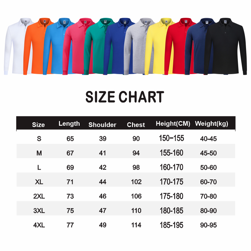 Men and Women's Long Sleeve Po - Polo Shirt Pique ulasan dan harga
