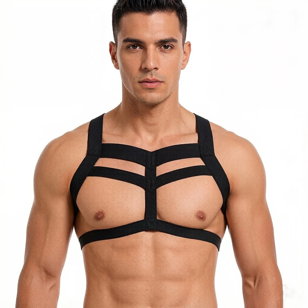 Men's Harness Adjustable Shoul - Tank Top Muscle ulasan dan harga