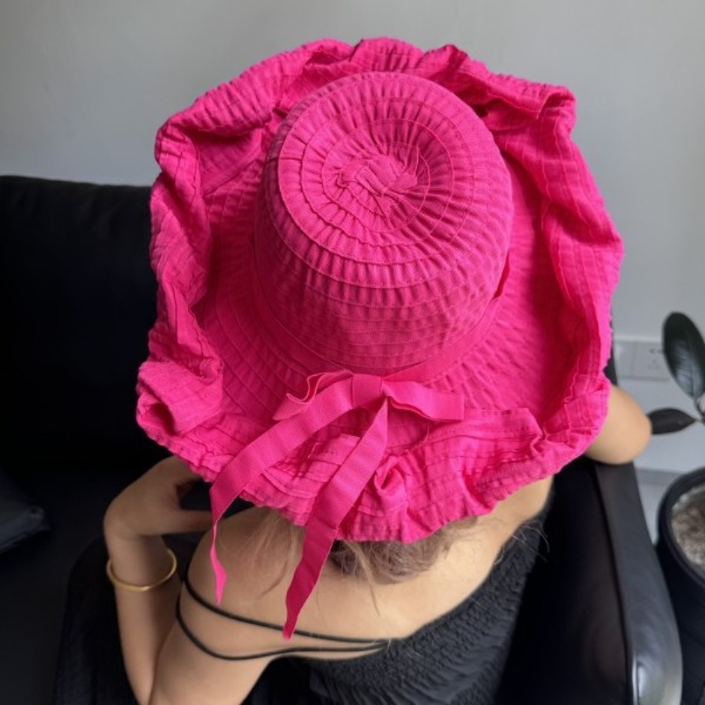 Packable Bowknot DIY Moldable  - Packable Hat Nylon ulasan dan harga
